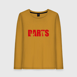 Лонгслив хлопковый женский Darts red, цвет: горчичный