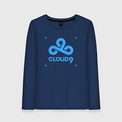 Женский лонгслив Cloud9 - tecnic blue