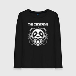 Лонгслив хлопковый женский The Offspring rock panda, цвет: черный