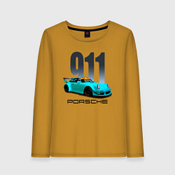 Женский лонгслив Cпортивный автомобиль Porsche