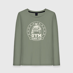 Женский лонгслив Gym fitness club