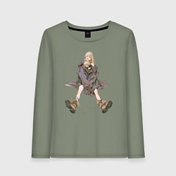 Женский лонгслив Ведьма и чудовище Гидо