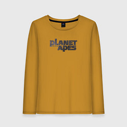 Женский лонгслив Planet of the apes logo