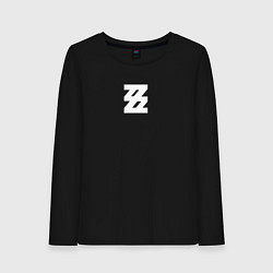 Лонгслив хлопковый женский Zenless Zone Zero logotype, цвет: черный