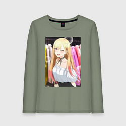 Женский лонгслив Эта фарфоровая кукла влюбилась