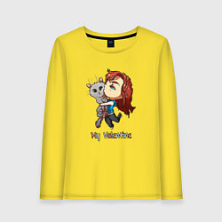 Женский лонгслив My Valentine