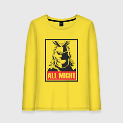 Женский лонгслив Моя геройская академия All Might