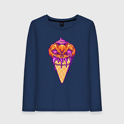 Женский лонгслив Halloween ice cream