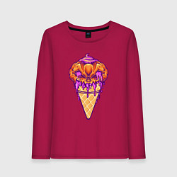 Женский лонгслив Halloween ice cream