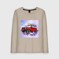Женский лонгслив Внедорожник УАЗ Хантер