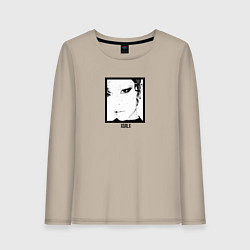 Лонгслив хлопковый женский Xg Idol, цвет: миндальный