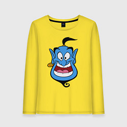 Лонгслив хлопковый женский Аладдин - Джинни, цвет: желтый