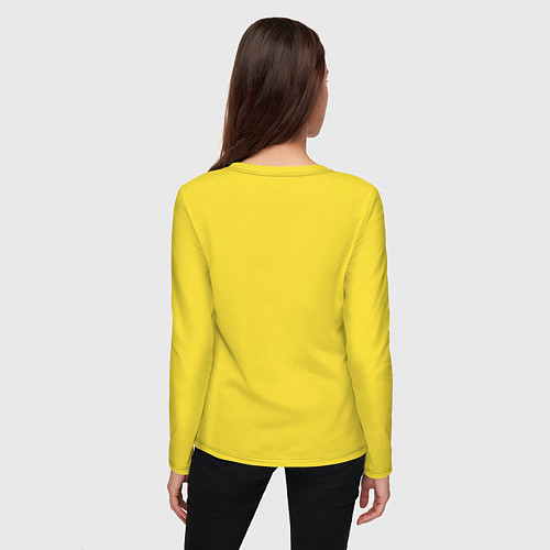 Женский лонгслив Хорошо готовлю борщ / Желтый – фото 4