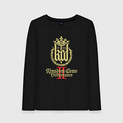 Лонгслив хлопковый женский Kingdom Come Deliverance 2, цвет: черный