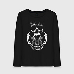 Лонгслив хлопковый женский Sons Of Anarchy - charming, цвет: черный