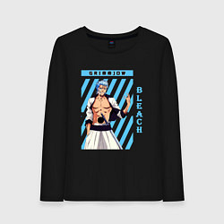 Лонгслив хлопковый женский Блич Гриммджоу Джагерджак, цвет: черный