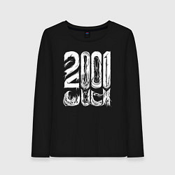 Лонгслив хлопковый женский 2001 одиссея, цвет: черный