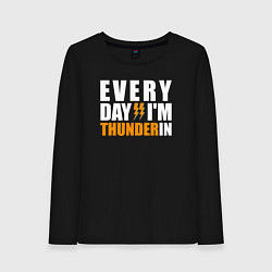 Женский лонгслив Thunder in