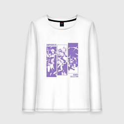 Лонгслив хлопковый женский Amphoreus Women, цвет: белый