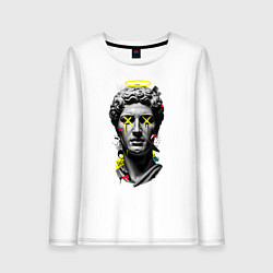 Лонгслив хлопковый женский Давид, цвет: белый