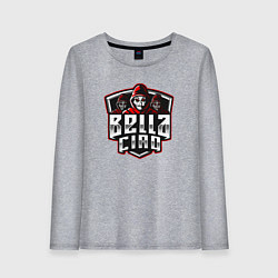 Лонгслив хлопковый женский Bella ciao mans, цвет: меланж