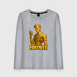 Женский лонгслив Золотой Мидас Fortnite