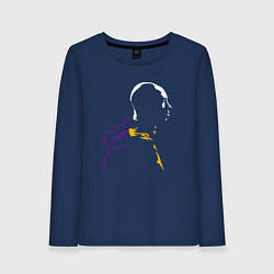 Лонгслив хлопковый женский Kobe legend, цвет: тёмно-синий