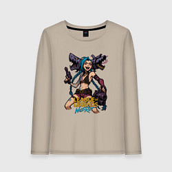Женский лонгслив Джинкс League of Legends
