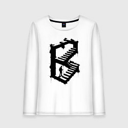 Женский лонгслив Лестница иллюзий