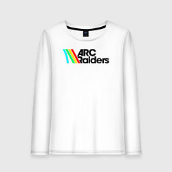 Лонгслив хлопковый женский ARC Raiders - Атмосфера ретро-будущего, цвет: белый