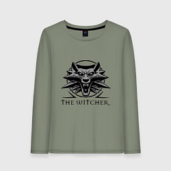 Лонгслив хлопковый женский The Witcher 3, цвет: авокадо