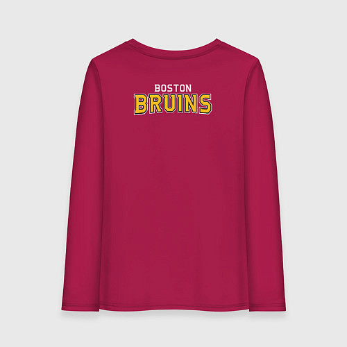 Женский лонгслив Boston Bruins / Маджента – фото 2