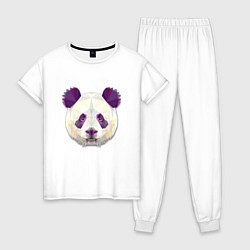 Женская пижама Полигональная панда