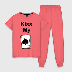 Женская пижама Kiss my card