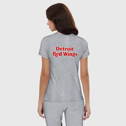 Женская пижама Detroit Red Wings / Меланж – фото 4