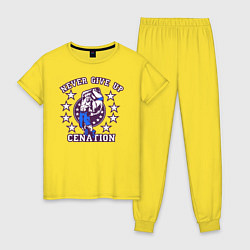 Женская пижама WWE Never Give Up