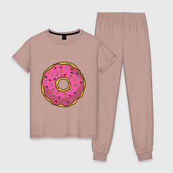 Женская пижама Сладкий пончик