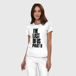 Пижама хлопковая женская The Last of Us: Part II, цвет: белый — фото 2
