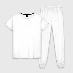 Пижама хлопковая женская Limited Edition 1998, цвет: белый