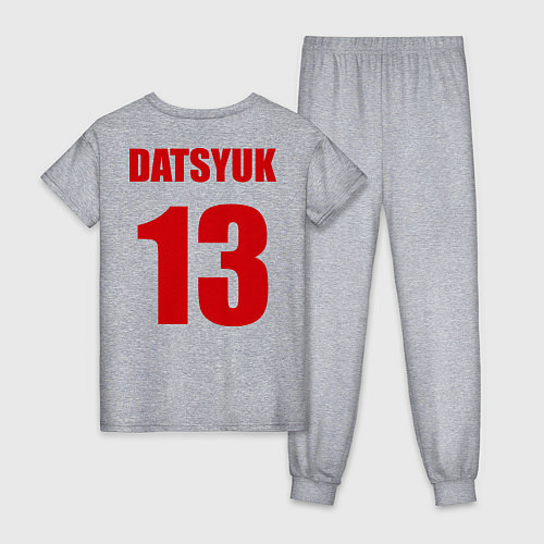 Женская пижама Detroit Red Wings: Pavel Datsyuk / Меланж – фото 2