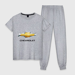Женская пижама Chevrolet логотип