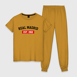 Женская пижама FC Real Madrid Est. 1902