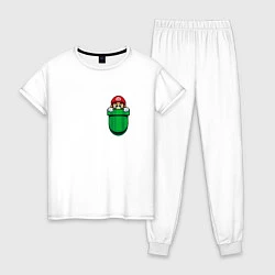 Женская пижама Марио в кармане