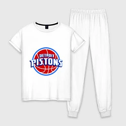 Женская пижама Detroit Pistons - logo