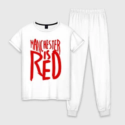 Женская пижама Manchester is Red