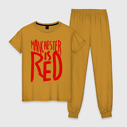 Женская пижама Manchester is Red