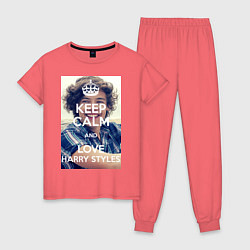 Женская пижама Keep Calm & Love Harry Styles