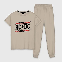 Женская пижама AC/DC Voltage