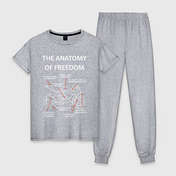 Женская пижама The Anatomy of Freedom