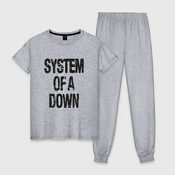 Женская пижама System of a down